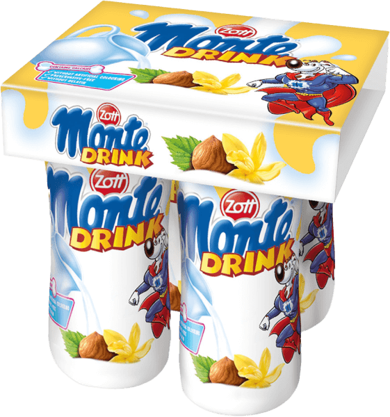 Váng sữa uống Zott Monte hương Vani 4x95ml