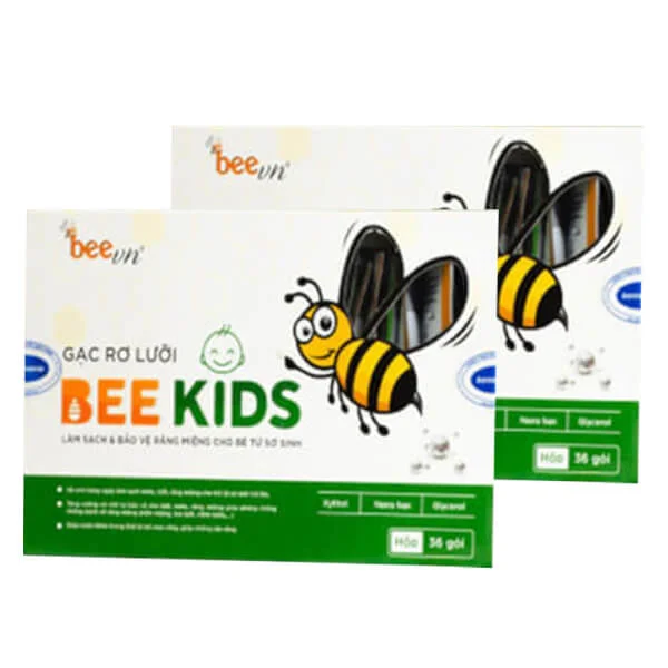 Combo 2 Gạc rơ lưỡi Bee Kids
