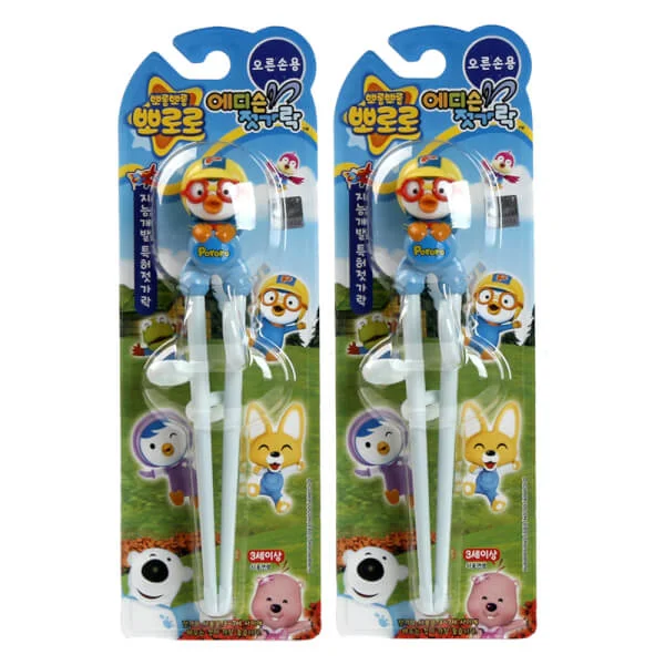 Combo 2 Đũa tập ăn Edison Pororo (tay phải)