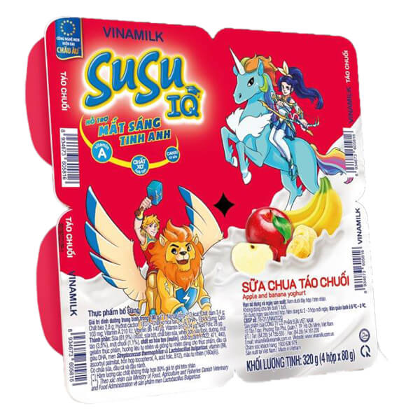 Sữa chua SuSu IQ táo chuối 80g