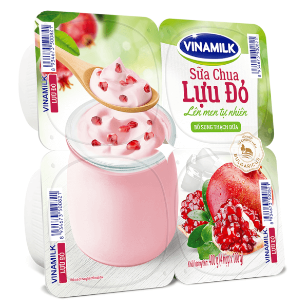 Sữa chua Vinamilk Lựu đỏ 100g