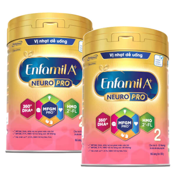 Combo 2 Enfamil A số 2 830g 2flex