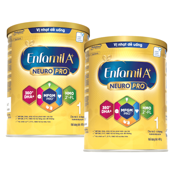 Combo 2 Enfamil A số 1 400g 2flex