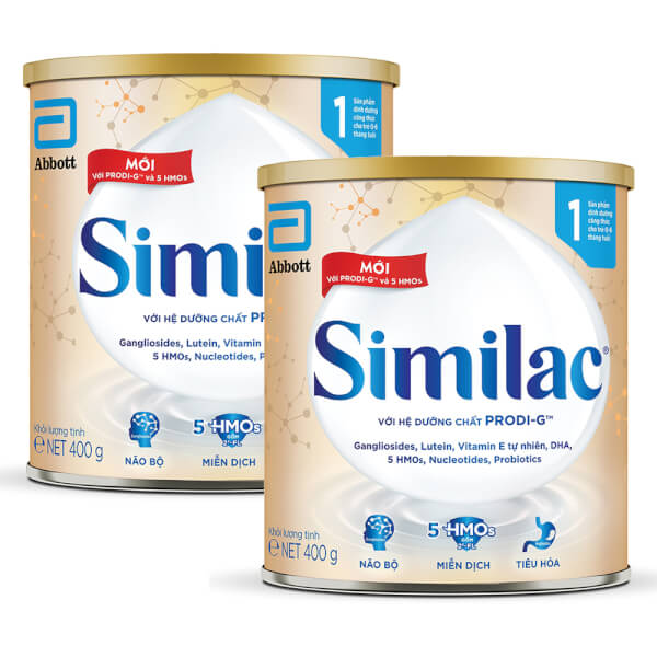 Combo 2 Sữa Similac Số 1 (0-6 tháng) 400g