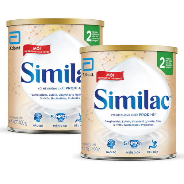 Combo 2 Sữa Similac 5G số 2 400g (6-12 tháng)