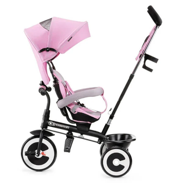 XE ĐẠP BA BÁNH ASTON KINDERKRAFT- MÀU HỒNG (từ 9 tháng tuổi)