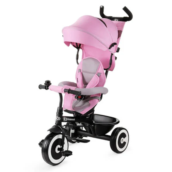 XE ĐẠP BA BÁNH ASTON KINDERKRAFT- MÀU HỒNG (từ 9 tháng tuổi)