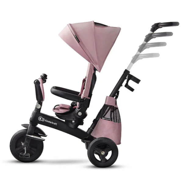 XE ĐẠP BA BÁNH CHO BÉ TỪ 9 THÁNG TUỔI TRỞ LÊN , EASYTWIST KINDERKRAFT - MÀU HỒNG