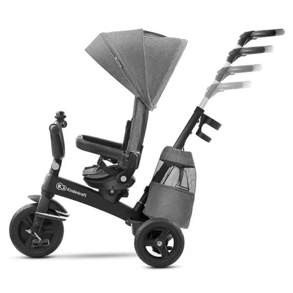 XE ĐẠP BA BÁNH EASYTWIST KINDERKRAFT - MÀU GHI (từ 9 tháng tuổi)