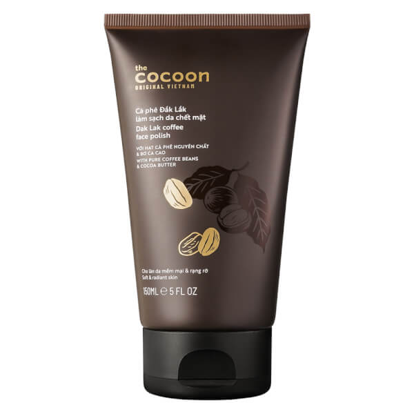 Tẩy Tế Bào Cocoon Dak Lak Coffee Làm Sạch Mềm Mại Da Mặt Với Hạt Cà Phê Và Bơ Ca Cao 150ml