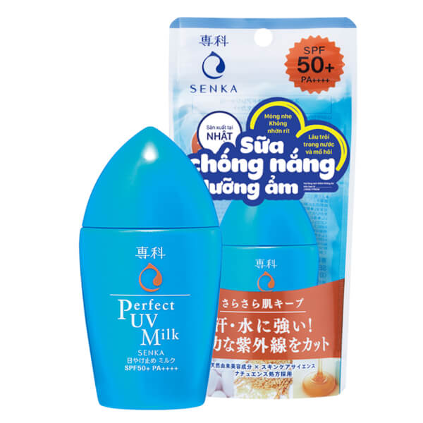 Sữa Chống Nắng Senka Dưỡng Ẩm Da SPF50/PA++++ 40ml