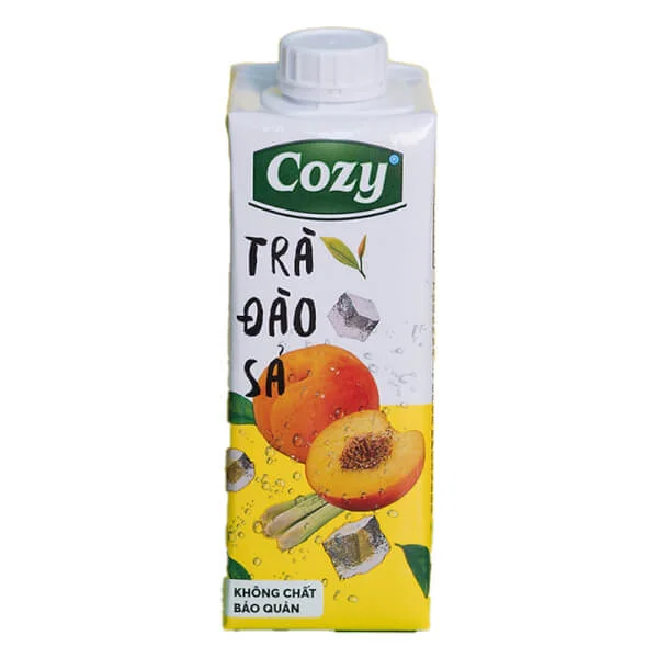 Trà Xanh Đào Sả Cozy 225ml