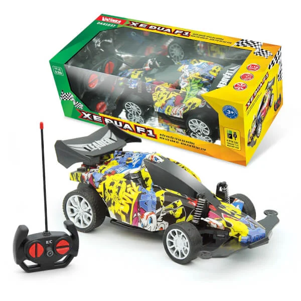 Xe đua F1 - điều khiển từ xa, có ánh sáng kèm pin và sạc USB - DK 81037