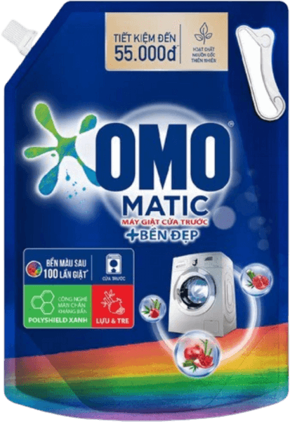 Nước Giặt OMO Matic Bền Đẹp Cửa trước 3.6kg