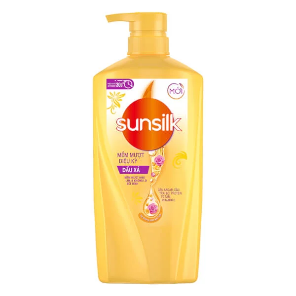Dầu xả SUNSILK mềm mượt diệu kỳ 640g