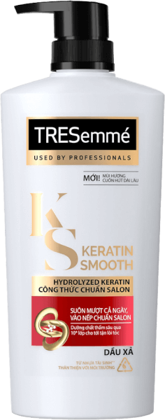 Dầu xả TRESEMME KERATIN SMOOTH vào nếp mượt mà 620g