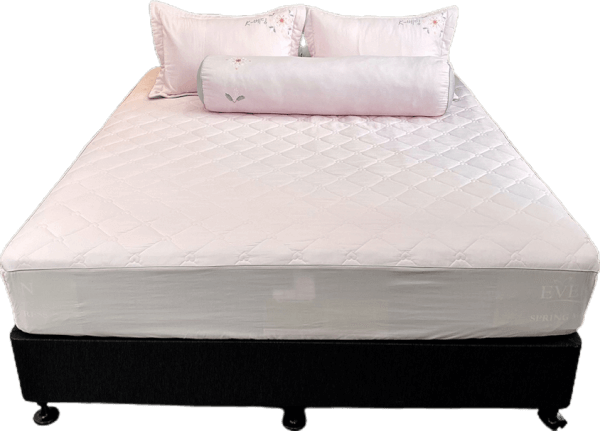 Bộ ga chun chần 4 món K-Bedding Micro Tencel 180*200cm (Hồng)
