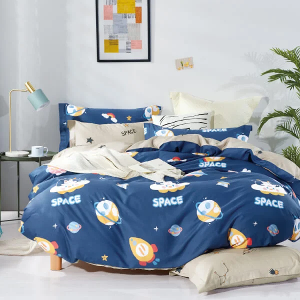 Bộ 3 món drap và áo gối NIN Collins B2201_NH020 (140x200+30cm)