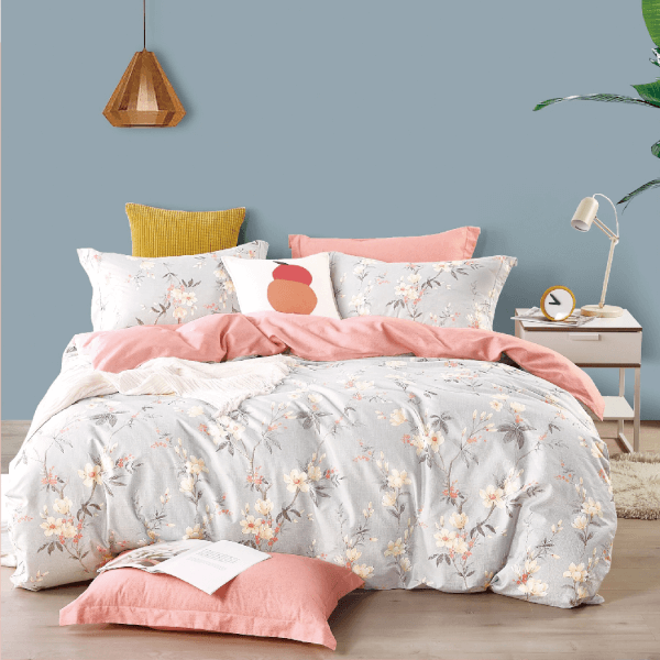 Bộ 5 món drap, áo gối và mền chần NIN Calisto B2201_NH015 (160x200+30cm) Giao màu ngẫu nhiên