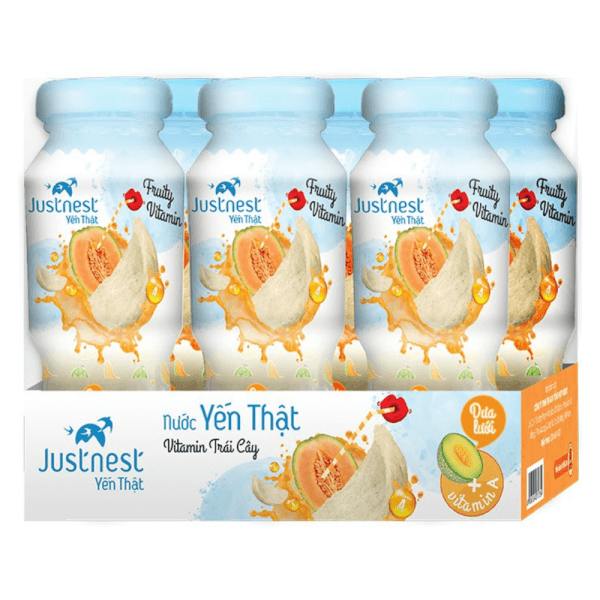 Lọ yến Justnest 160mL 5% Hương Dưa Lưới