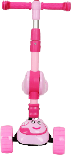 Xe trượt scooter, xe chòi chân có nhạc đèn 166 (Hồng)