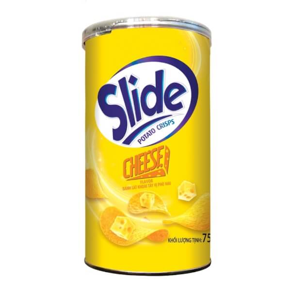 Snack Khoai Tây Chiên Slide Vị Phô Mai (75g)