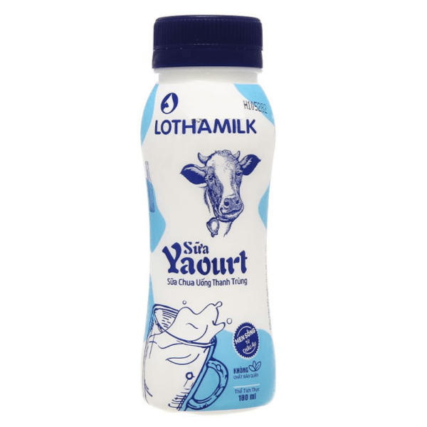 Sữa Yaourt Có Đường Lotha Milk 180ml