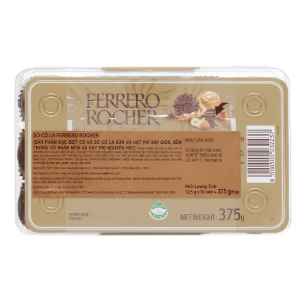 Socola Ferrero Rocher 30 viên 375gr