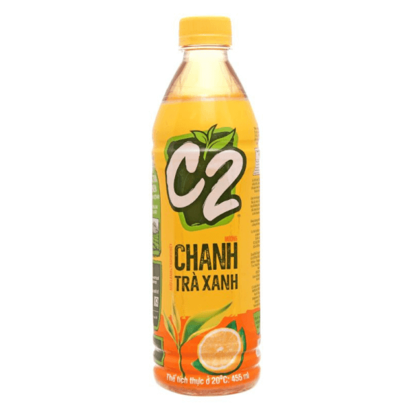 Trà xanh C2 Hương Chanh 455mL