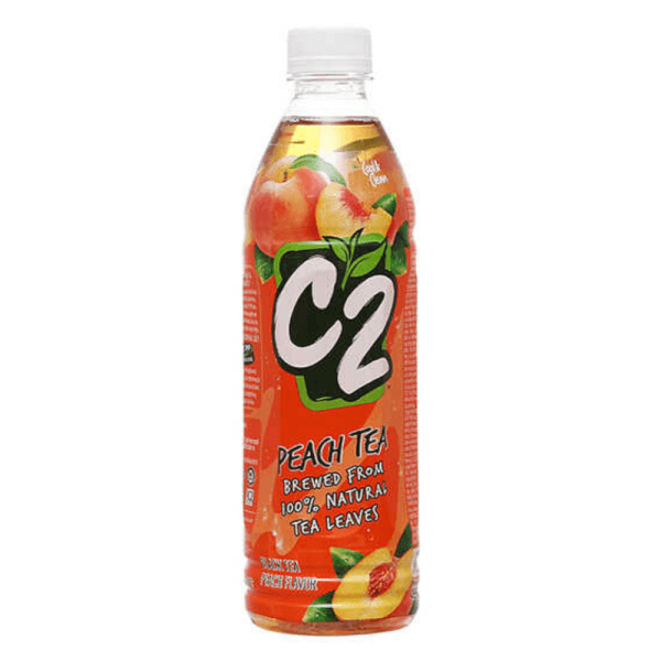 Trà Đen C2 vị đào 455mL