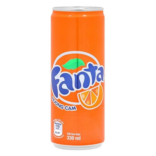 Nước giải khát Fanta hương Cam Lon 320ml
