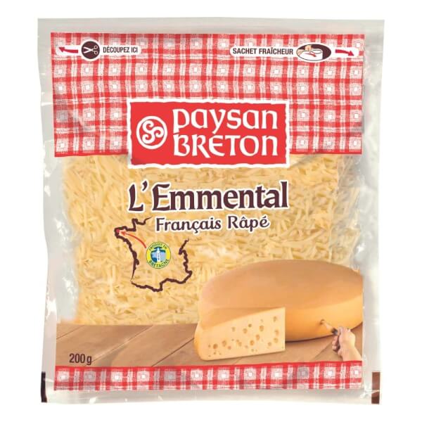 Phô mai sợi Emmental Paysan Breton 200g