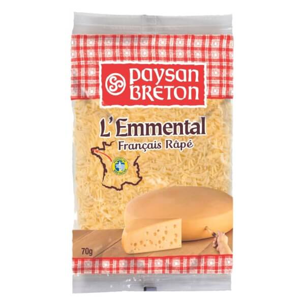 Phô mai sợi Emmental Paysan Breton 70g