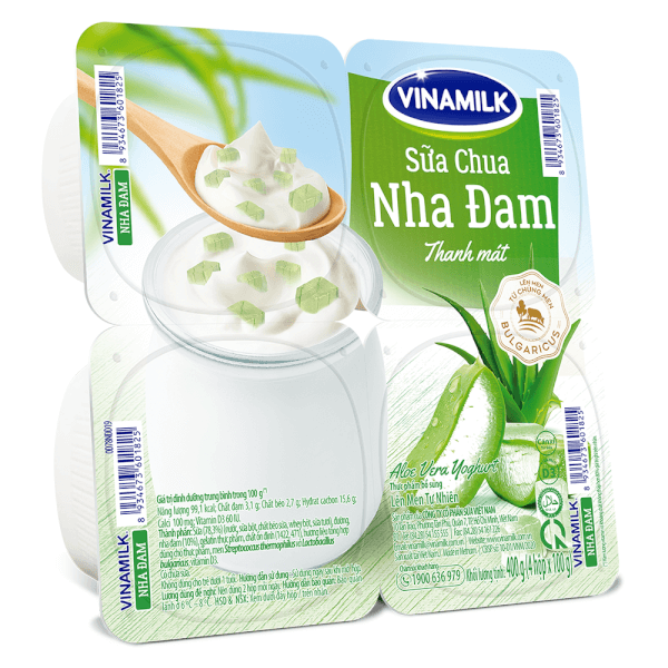 Combo 2 Sữa chua Vinamilk Nha đam 100g