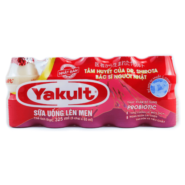 Combo 10 Lốc 5 chai sữa uống lên men Yakult 65ml