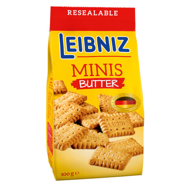 Bánh qui bơ Minis Leibni - Leibniz Minis Butter 100g