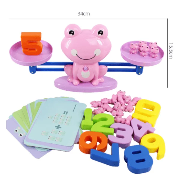 Đồ chơi cân bằng toán học cùng ếch ngộ nghĩnh RFD326701 (Hồng)
