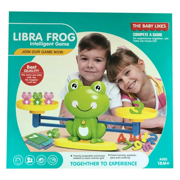 Đồ chơi cân bằng toán học cùng ếch ngộ nghĩnh RFD304263 (Xanh)