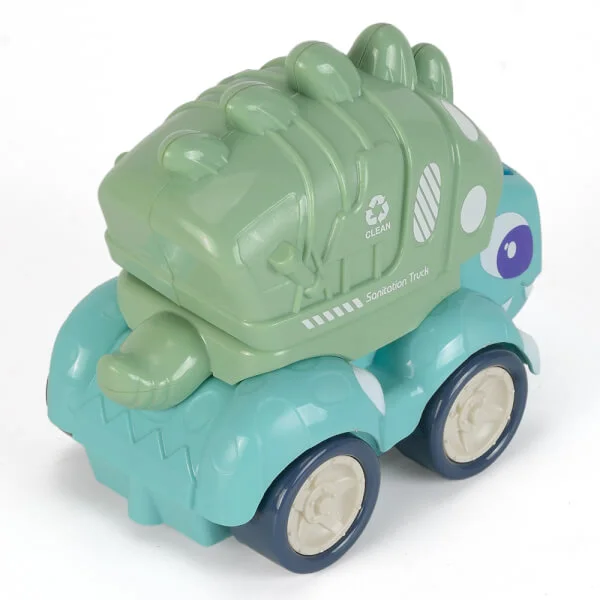 Xe vệ sinh công cộng khủng long có đèn và nhạc JS025643