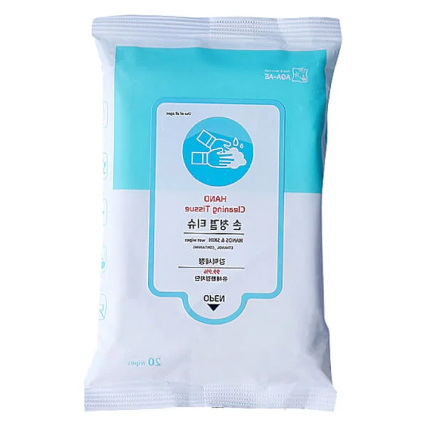 Khăn ướt kháng khuẩn Aga-Ae Hand Clean Wet Wipes - 20 tờ
