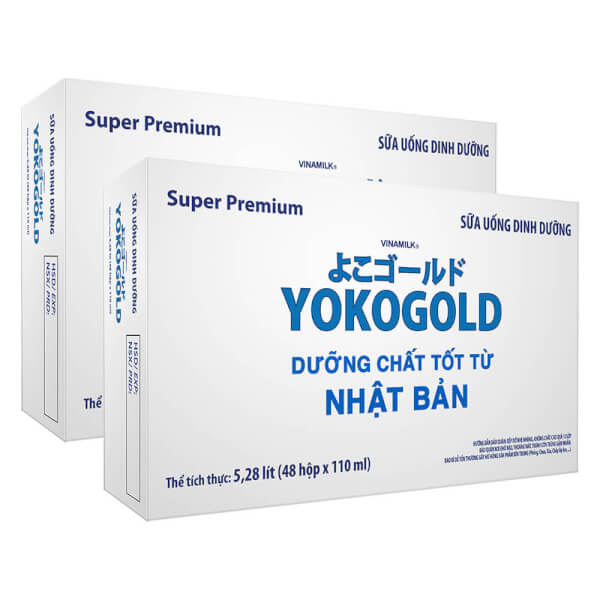 Combo 24 Sữa uống dinh dưỡng Vinamilk Yoko Gold 110ml (Lốc 4 hộp)