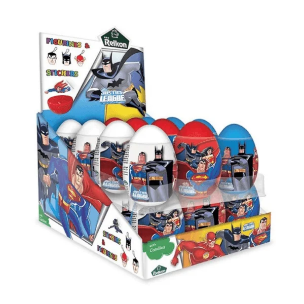 Kẹo Trứng Đồ Chơi Justice League Relkon (1 quả trứng) *giao ngẫu nhiên*