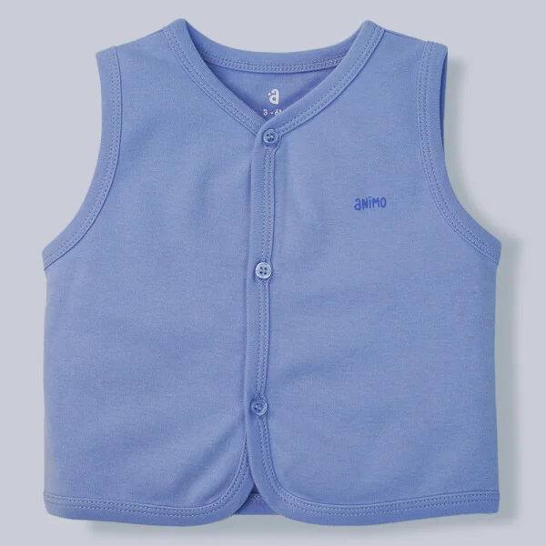 Áo ghi lê sơ sinh Animo I1221042 (0-12M,Xanh)