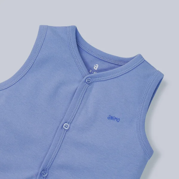 Áo ghi lê sơ sinh Animo I1221042 (0-12M,Xanh)