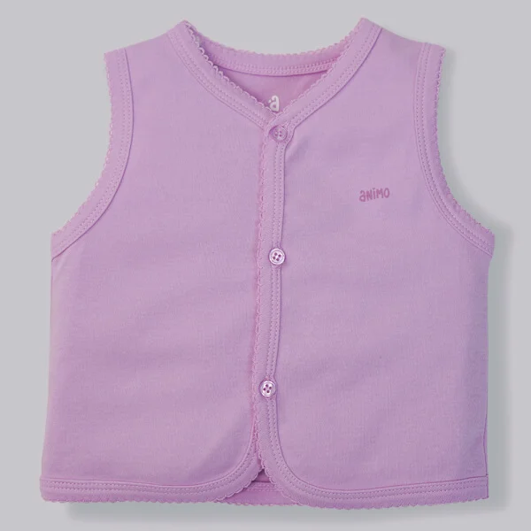 Áo ghi lê sơ sinh Animo I1221040 (0-12M,Tím)