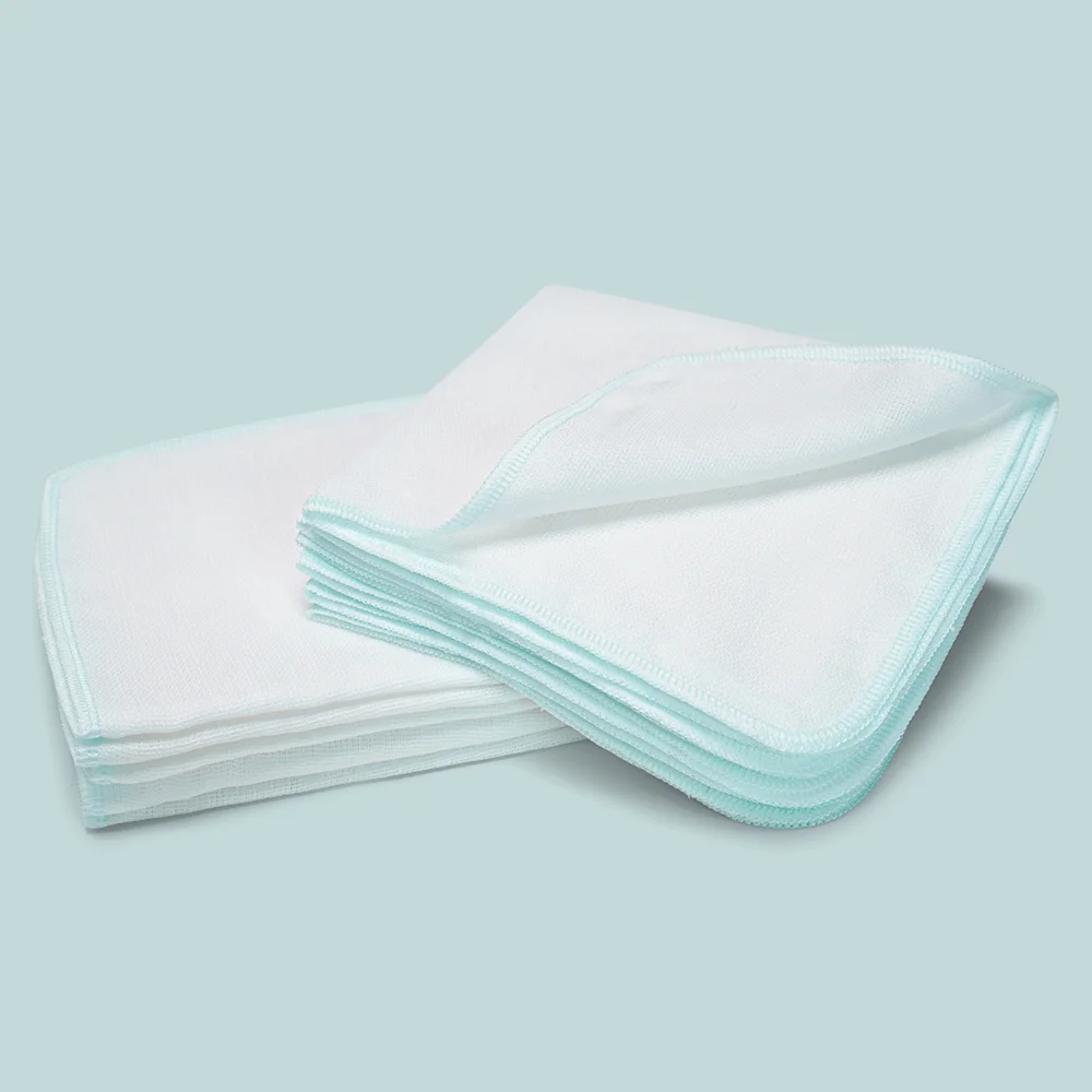 Khăn gạc sữa 4 lớp Animo T2111_NBA001 (25x28cm,10 cái)