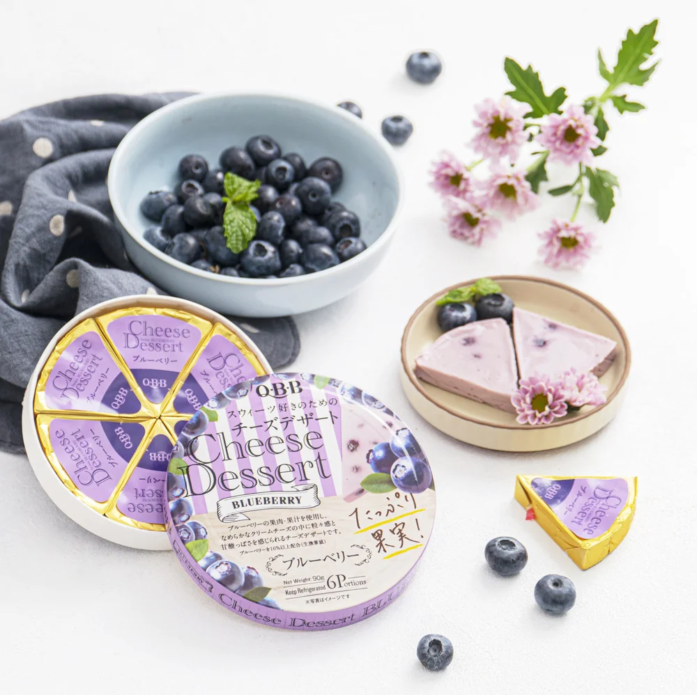 Phô mai cho bé vị việt quất QBB (90g)