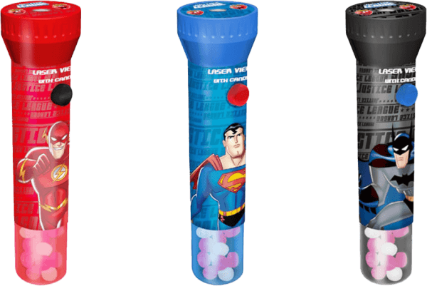 Kẹo Máy Chiếu Justice League Relkon (1 ống) *giao ngẫu nhiên*