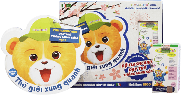 COMBO FITOBIMBI OMEGA JUNIOR & FLASHCARD