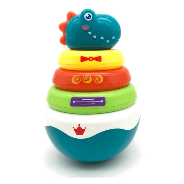 Đồ chơi lật đật khủng long kèm thả vòng JS041229